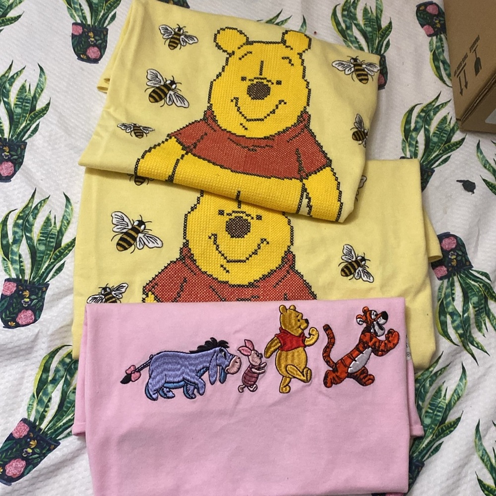 Yellow Winnie the Pooh Graphic Tee